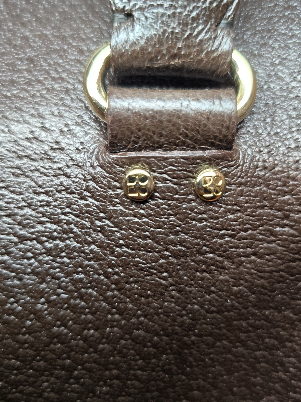 kate spade Vintage Brown Pebbled Leather Satchel with Gold Hardware - Picture 3 of 16